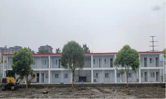 上海建工一建集團(tuán) 都江堰南山府工地項(xiàng)目外觀整體圖